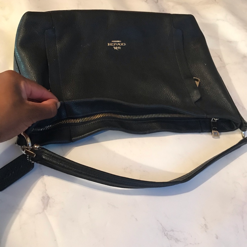 Coach Navy Shoulder Bag